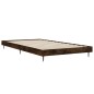 vidaXL Bettgestell Räuchereiche 100x200 cm Holzwerkstoff vidaXL Bettgestell Räuchereiche 100x200 cm Holzwerkstoff