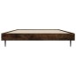 vidaXL Bettgestell Räuchereiche 100x200 cm Holzwerkstoff vidaXL Bettgestell Räuchereiche 100x200 cm Holzwerkstoff