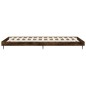 vidaXL Bettgestell Räuchereiche 100x200 cm Holzwerkstoff vidaXL Bettgestell Räuchereiche 100x200 cm Holzwerkstoff