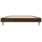 vidaXL Bettgestell Braun Eichen-Optik 100x200 cm Holzwerkstoff vidaXL Bettgestell Braun Eichen-Optik 100x200 cm Holzwerkstoff