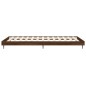 vidaXL Bettgestell Braun Eichen-Optik 100x200 cm Holzwerkstoff vidaXL Bettgestell Braun Eichen-Optik 100x200 cm Holzwerkstoff