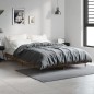 vidaXL Bettgestell Räuchereiche 120x190 cm Holzwerkstoff vidaXL Bettgestell Räuchereiche 120x190 cm Holzwerkstoff