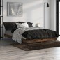 vidaXL Bettgestell Räuchereiche 120x190 cm Holzwerkstoff vidaXL Bettgestell Räuchereiche 120x190 cm Holzwerkstoff