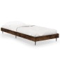 vidaXL Bettgestell Räuchereiche 75x190 cm Holzwerkstoff vidaXL Bettgestell Räuchereiche 75x190 cm Holzwerkstoff