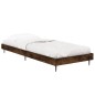 vidaXL Bettgestell Räuchereiche 75x190 cm Holzwerkstoff vidaXL Bettgestell Räuchereiche 75x190 cm Holzwerkstoff