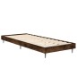 vidaXL Bettgestell Räuchereiche 75x190 cm Holzwerkstoff vidaXL Bettgestell Räuchereiche 75x190 cm Holzwerkstoff