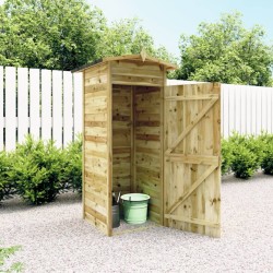 vidaXL Garten-Lagerschuppen Kiefernholz Imprägniert 100 x 100 x 210 cm