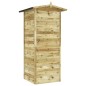 vidaXL Garten-Lagerschuppen Kiefernholz Imprägniert 100 x 100 x 210 cm vidaXL Garten-Lagerschuppen Kiefernholz Imprägniert 100 x 100 x 210 cm