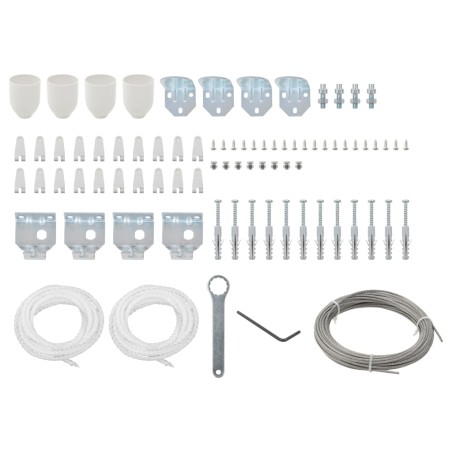 vidaXL 81-teiliges Markisen-Zubehör-Set