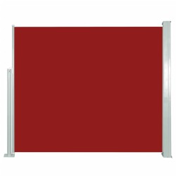 vidaXL Ausziehbare Seitenmarkise 120x300 cm Rot
