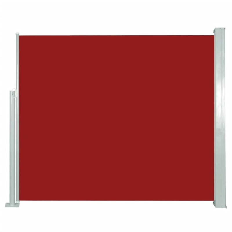 vidaXL Ausziehbare Seitenmarkise 120x300 cm Rot vidaXL Ausziehbare Seitenmarkise 120x300 cm Rot