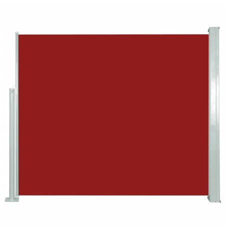 vidaXL Ausziehbare Seitenmarkise 120x300 cm Rot