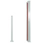 vidaXL Ausziehbare Seitenmarkise 120x300 cm Rot vidaXL Ausziehbare Seitenmarkise 120x300 cm Rot