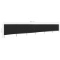 vidaXL 6-teiliges Windschutzgewebe 800 x 80 cm Schwarz vidaXL 6-teiliges Windschutzgewebe 800 x 80 cm Schwarz