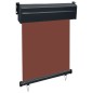 vidaXL Balkon-Seitenmarkise 65x250 cm Braun vidaXL Balkon-Seitenmarkise 65x250 cm Braun