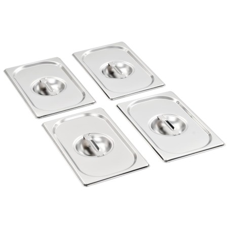 Deckel für GN 1/4 Behälter 4 Stk. Edelstahl 