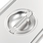 Deckel für GN 1/4 Behälter 4 Stk. Edelstahl Deckel für GN 1/4 Behälter 4 Stk. Edelstahl