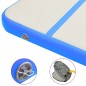 vidaXL Aufblasbare Gymnastikmatte mit Pumpe 600x100x15 cm PVC Blau vidaXL Aufblasbare Gymnastikmatte mit Pumpe 600x100x15 cm PVC Blau
