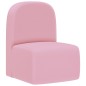 2-in-1 Kindersofa Rosa Kunstleder 2-in-1 Kindersofa Rosa Kunstleder
