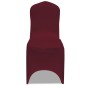 vidaXL Stretch Stuhlbezug 4 Stück Bordeaux vidaXL Stretch Stuhlbezug 4 Stück Bordeaux