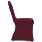 vidaXL Stretch Stuhlbezug 4 Stück Bordeaux vidaXL Stretch Stuhlbezug 4 Stück Bordeaux