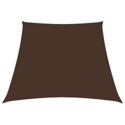 vidaXL Sonnensegel Oxford-Gewebe Trapezform 4/5x4 m Braun