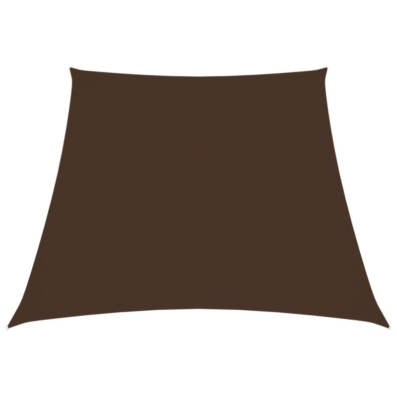 vidaXL Sonnensegel Oxford-Gewebe Trapezform 4/5x4 m Braun vidaXL Sonnensegel Oxford-Gewebe Trapezform 4/5x4 m Braun