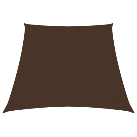 vidaXL Sonnensegel Oxford-Gewebe Trapezform 4/5x4 m Braun