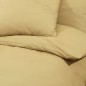 vidaXL Bettwäsche-Set Taupe 140x200 cm Leichte Mikrofaser vidaXL Bettwäsche-Set Taupe 140x200 cm Leichte Mikrofaser