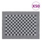 vidaXL Geschirrtücher 50 Stk. Schwarz und Weiß 50x70 cm Baumwolle vidaXL Geschirrtücher 50 Stk. Schwarz und Weiß 50x70 cm Baumwolle
