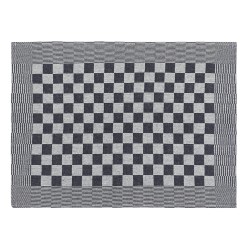 vidaXL Geschirrtücher 50 Stk. Schwarz und Weiß 50x70 cm Baumwolle
