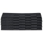 vidaXL 50-tlg. Handtuch-Set Schwarz und Grau Baumwolle vidaXL 50-tlg. Handtuch-Set Schwarz und Grau Baumwolle
