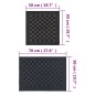 vidaXL 50-tlg. Handtuch-Set Schwarz und Grau Baumwolle vidaXL 50-tlg. Handtuch-Set Schwarz und Grau Baumwolle