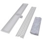 vidaXL Gerade Duschrinne Wellen 930x140 mm Edelstahl vidaXL Gerade Duschrinne Wellen 930x140 mm Edelstahl