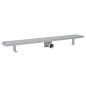 vidaXL Gerade Duschrinne Wellen 930x140 mm Edelstahl vidaXL Gerade Duschrinne Wellen 930x140 mm Edelstahl