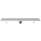 vidaXL Gerade Duschrinne Wellen 930x140 mm Edelstahl vidaXL Gerade Duschrinne Wellen 930x140 mm Edelstahl