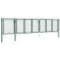 vidaXL Gartentor Stahl 75x495 cm Grün vidaXL Gartentor Stahl 75x495 cm Grün