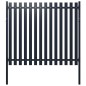 vidaXL Zaunfeld Anthrazit 174,5x170 cm Pulverbeschichteter Stahl vidaXL Zaunfeld Anthrazit 174,5x170 cm Pulverbeschichteter Stahl
