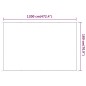 vidaXL Senkrechtmarkise Weiß 180x1200 cm Oxford-Gewebe vidaXL Senkrechtmarkise Weiß 180x1200 cm Oxford-Gewebe