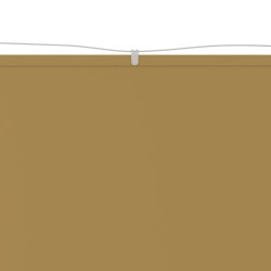 vidaXL Senkrechtmarkise Beige 180x270 cm Oxford-Gewebe