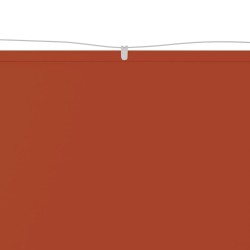 vidaXL Senkrechtmarkise Terrakotta 180x420 cm Oxford-Gewebe