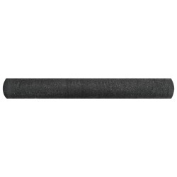 vidaXL Zaunblende Schwarz 1,2x50 m HDPE 195 g/m² 