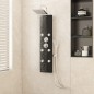vidaXL Duschpaneel Glas 25x47,5x130 cm Schwarz vidaXL Duschpaneel Glas 25x47,5x130 cm Schwarz