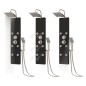 vidaXL Duschpaneel Glas 25x47,5x130 cm Schwarz vidaXL Duschpaneel Glas 25x47,5x130 cm Schwarz