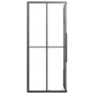 vidaXL Duschkabine Halbmatt ESG 80x70x180 cm Schwarz vidaXL Duschkabine Halbmatt ESG 80x70x180 cm Schwarz