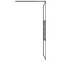 vidaXL Duschwand für Walk-In Dusche 80x195 cm ESG Steindesign Schwarz vidaXL Duschwand für Walk-In Dusche 80x195 cm ESG Steindesign Schwarz