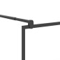 vidaXL Duschwand für Walk-In Dusche 80x195 cm ESG Steindesign Schwarz vidaXL Duschwand für Walk-In Dusche 80x195 cm ESG Steindesign Schwarz