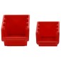 vidaXL 30-tlg Stapelboxen-Wandregal Rot & Schwarz 77x39cm Polypropylen vidaXL 30-tlg Stapelboxen-Wandregal Rot & Schwarz 77x39cm Polypropylen