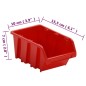 vidaXL 30-tlg Stapelboxen-Wandregal Rot & Schwarz 77x39cm Polypropylen vidaXL 30-tlg Stapelboxen-Wandregal Rot & Schwarz 77x39cm Polypropylen