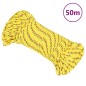 vidaXL Bootsseil Gelb 5 mm 50 m Polypropylen vidaXL Bootsseil Gelb 5 mm 50 m Polypropylen